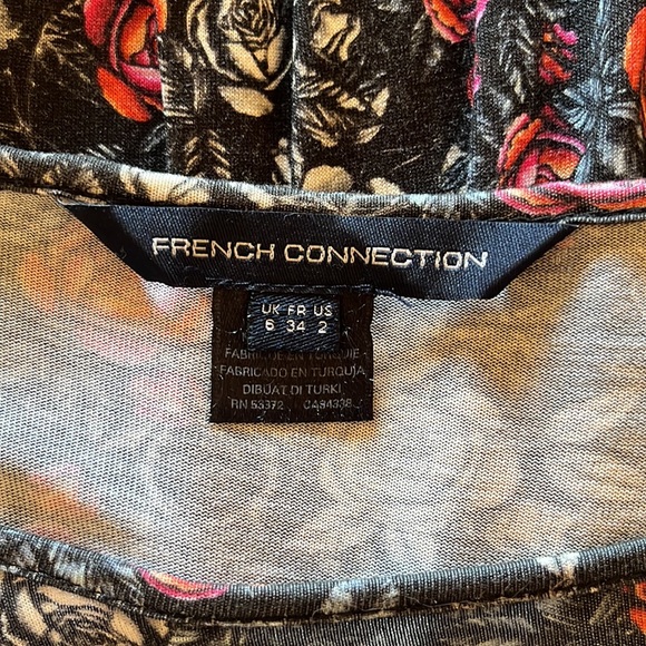 Long flare sleeve floral dress - Picture 4 of 4